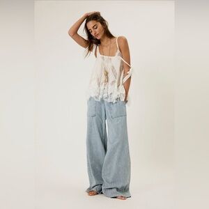 We The Free Light Blue Flare Jeans